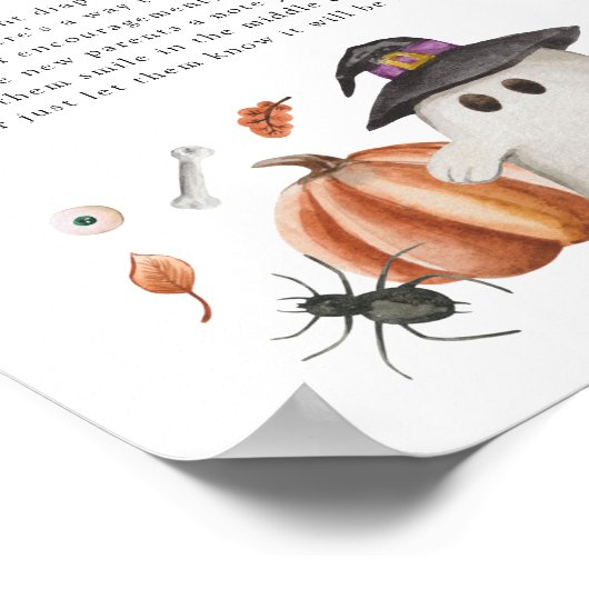 Halloween Late Night Diapers Poster (Ecke)