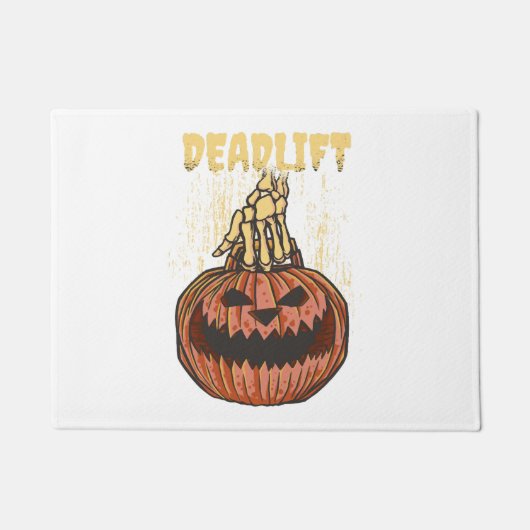 Halloween-Laterne Fußmatte (Vorderseite)