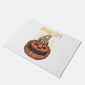 Halloween-Laterne Fußmatte (Schrägansicht)
