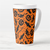 Halloween Latte Tasse (Rechte Ecke)