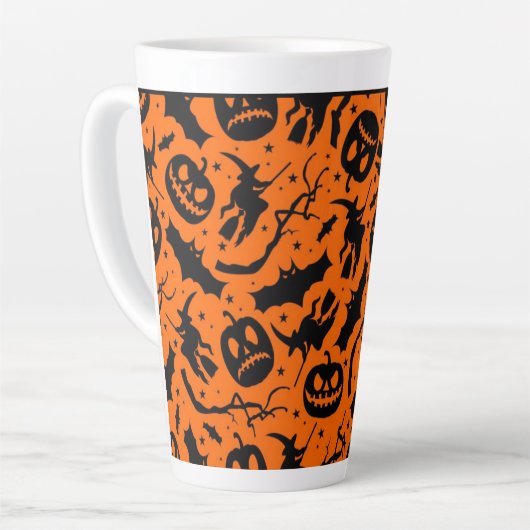Halloween Latte Tasse (Linke Ecke)
