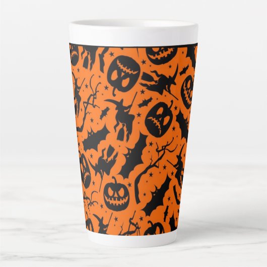 Halloween Latte Tasse (Vorderseite)