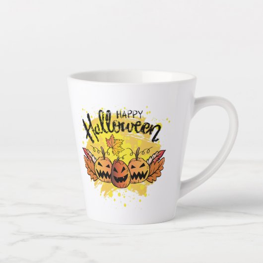 Halloween Latte Tasse (Rechts)
