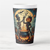 Halloween Latte Tasse (Vorderseite)
