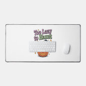 Halloween Lazy Ghost Schreibtischunterlage (Tastatur & Maus)