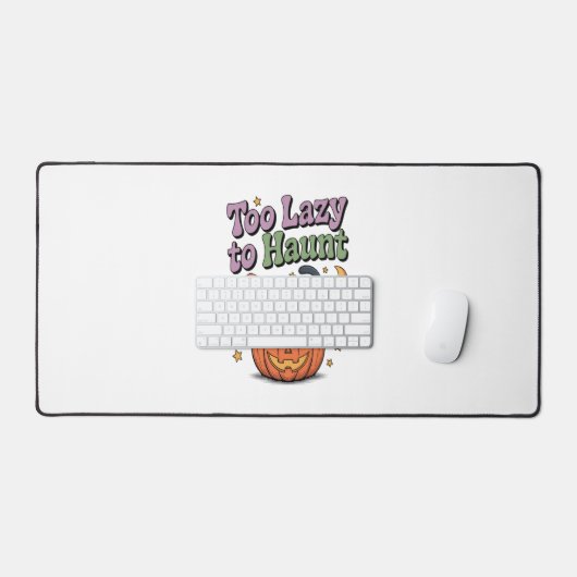 Halloween Lazy Ghost Schreibtischunterlage (Tastatur & Maus)