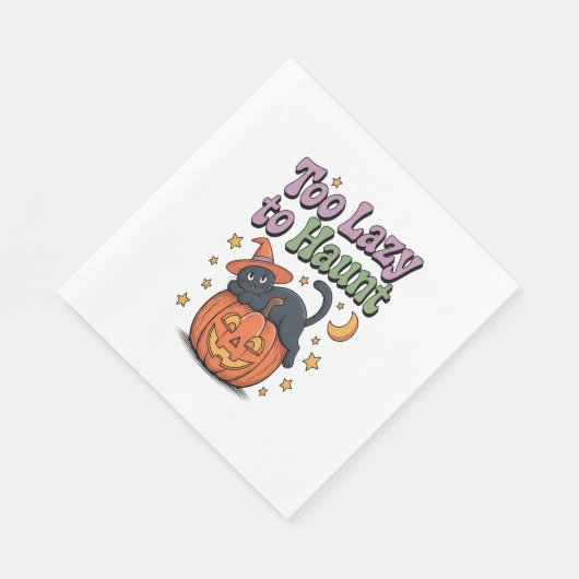 Halloween Lazy Ghost Serviette (Ecke)