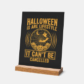 Halloween-Lebensstil Fledermaus Spinnennetz Design Acrylschild (Winkel)