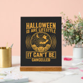 Halloween-Lebensstil Fledermaus Spinnennetz Design Acrylschild (Hochzeit)