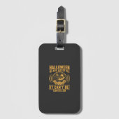 Halloween-Lebensstil Fledermaus Spinnennetz Design Gepäckanhänger (Vorderseite Vertikal)