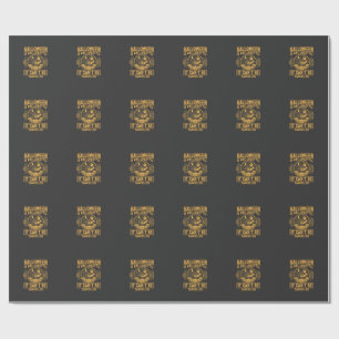 Halloween-Lebensstil Fledermaus Spinnennetz Design Geschenkpapier