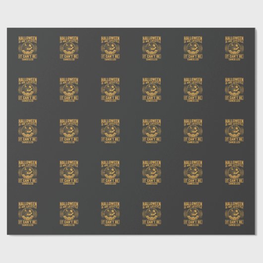 Halloween-Lebensstil Fledermaus Spinnennetz Design Geschenkpapier (Flach)