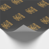 Halloween-Lebensstil Fledermaus Spinnennetz Design Geschenkpapier (Ecke)