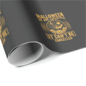 Halloween-Lebensstil Fledermaus Spinnennetz Design Geschenkpapier (Rolleneckpunkt)
