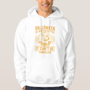 Halloween-Lebensstil Fledermaus Spinnennetz Design Hoodie