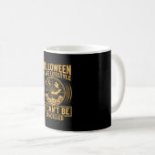 Halloween-Lebensstil Fledermaus Spinnennetz Design Kaffeetasse (VorderseiteRechts)