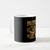 Halloween-Lebensstil Fledermaus Spinnennetz Design Kaffeetasse (Vorderseite Links)