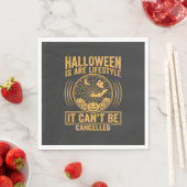 Halloween-Lebensstil Fledermaus Spinnennetz Design Serviette (Beispiel)