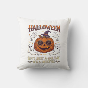 Halloween-Lebensstil-Kürbis-Sonnenbrille Hexenhut Kissen