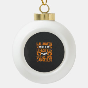 Halloween-Lebensstil Spooky-Fledermaus-Kürbis-Desi Keramik Kugel-Ornament