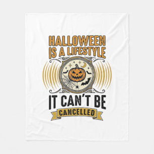 Halloween-Lebensstil Vintage-Kürbis-Typografie-Des Fleecedecke