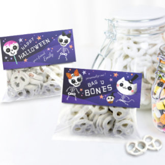 Halloween-Leckerei-Beutel-Topper, DIY Goodie-Beute Platzkarte
