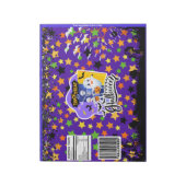 Halloween Leckerei Chip Bag Wrappers Gastgeschenke Notizblock (Rotiert)