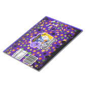 Halloween Leckerei Chip Bag Wrappers Gastgeschenke Notizblock (angewinkelt)