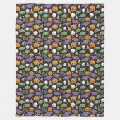 Halloween-Leckerei-Fleecedecke Fleecedecke (Vorderseite)