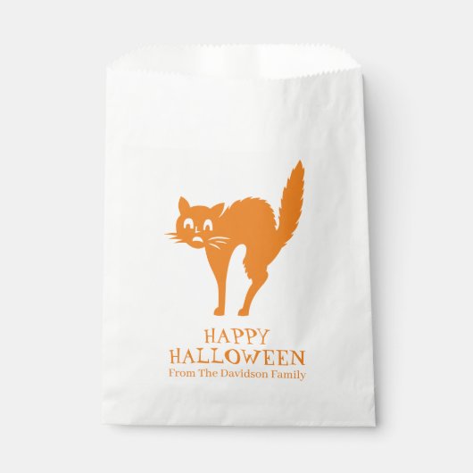 Halloween-Leckerei Geschenktütchen (Vorderseite)