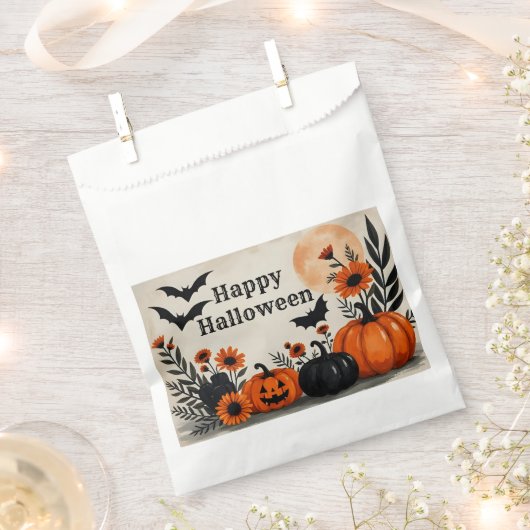 Halloween-Leckerei Geschenktütchen (Ausgeschnitten)