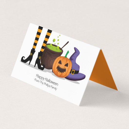 Halloween Leckerei Goodie Bag Tag (Vorderseite)