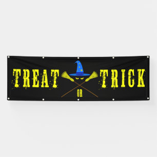 Halloween Leckerei oder Trick Banner