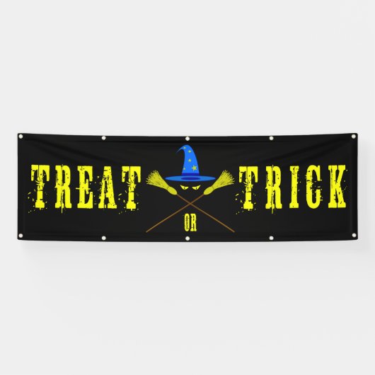 Halloween Leckerei oder Trick Banner (Horizontal)