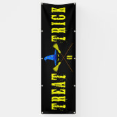 Halloween Leckerei oder Trick Banner (Vertikal)