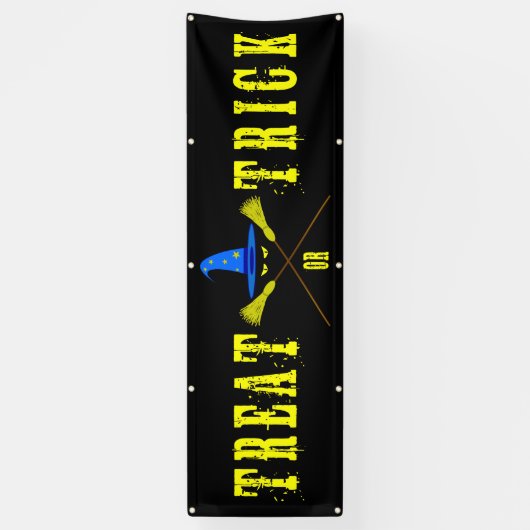 Halloween Leckerei oder Trick Banner (Vertikal)