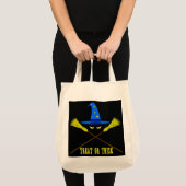 Halloween Leckerei oder Trick Black Tragetasche (Vorderseite (Produkt))