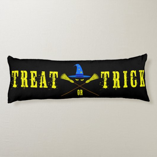 Halloween Leckerei oder Trick Seitenschläferkissen (Rückseite)