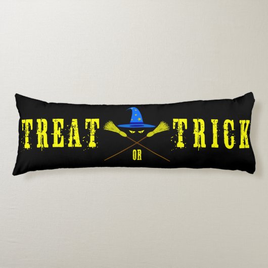 Halloween Leckerei oder Trick Seitenschläferkissen (Vorderseite)
