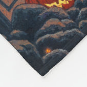 Halloween Leckerei oder Zombie Girlfriend w Brains Fleecedecke (Ecke)