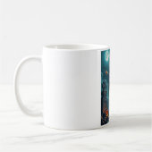 Halloween Leckerei oder Zombie Girlfriend w Brains Kaffeetasse (Links)