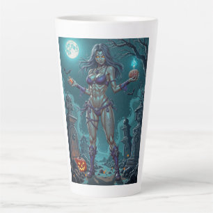 Halloween Leckerei oder Zombie Girlfriend w Brains Milchtasse