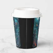 Halloween Leckerei oder Zombie Girlfriend w Brains Pappbecher (Rechts)