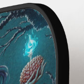 Halloween Leckerei oder Zombie Girlfriend w Brains Pickleball Schläger (Linke Seite)