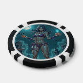 Halloween Leckerei oder Zombie Girlfriend w Brains Pokerchips (Einzeln)