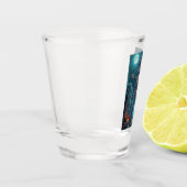 Halloween Leckerei oder Zombie Girlfriend w Brains Schnapsglas (Links)