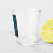 Halloween Leckerei oder Zombie Girlfriend w Brains Schnapsglas (Rechts)