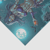 Halloween Leckerei oder Zombie Girlfriend w Brains Seidenpapier (Ausschnitt)