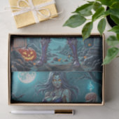 Halloween Leckerei oder Zombie Girlfriend w Brains Seidenpapier (Geschenk)