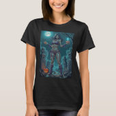 Halloween Leckerei oder Zombie Girlfriend w Brains T-Shirt (Vorderseite)